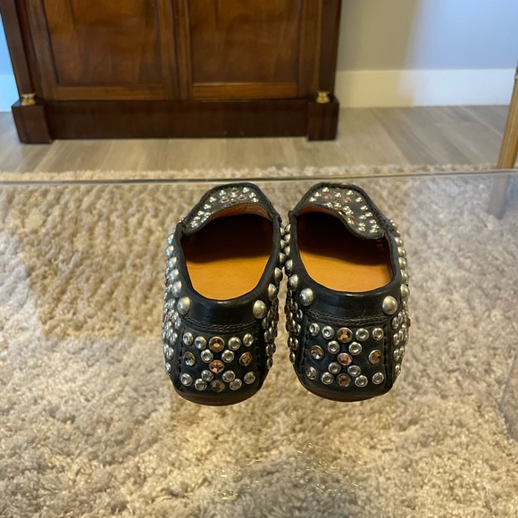 Isabel Marant Black Leather Studded / Jeweled Moccasin  sz6 - Picture 4 of 8